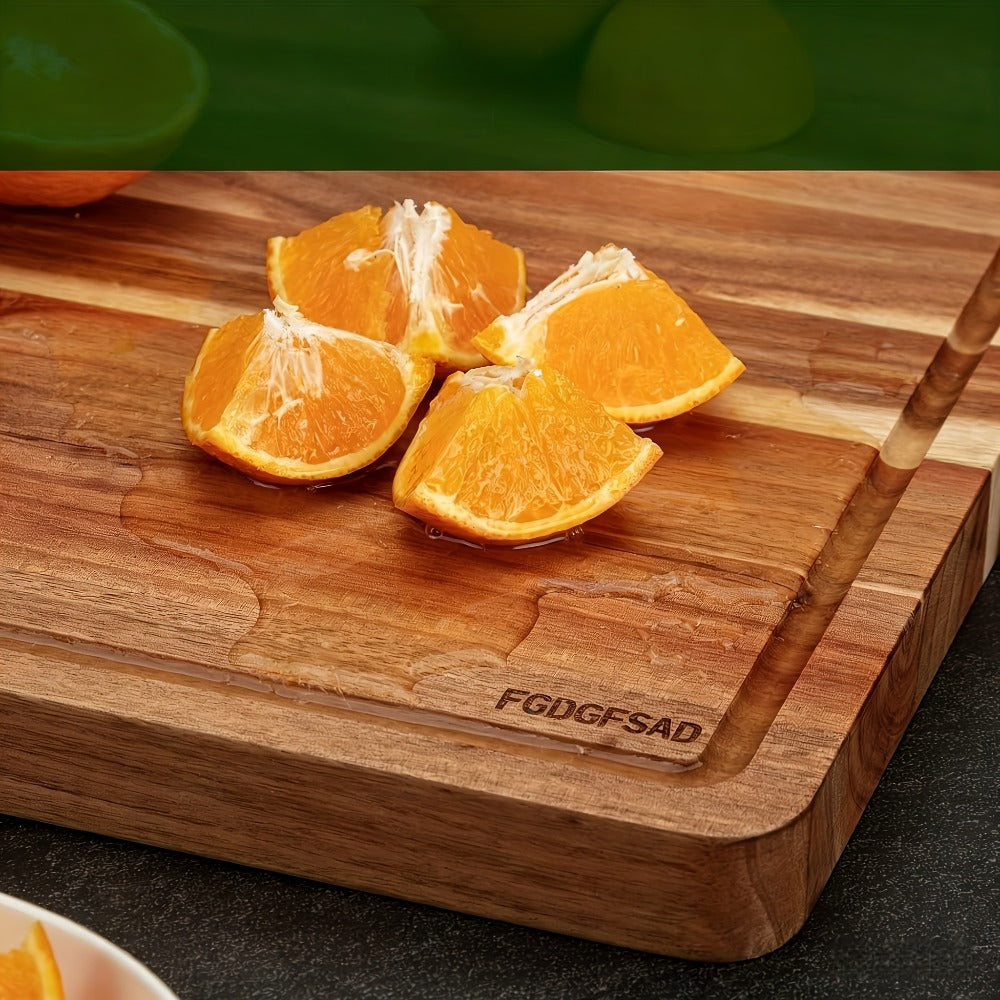 Cutting Board Bamboo-Look Juice-Groove Board with Five Size and Build Options for Prep or Serving