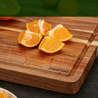 Cutting Board Bamboo-Look Juice-Groove Board with Five Size and Build Options for Prep or Serving