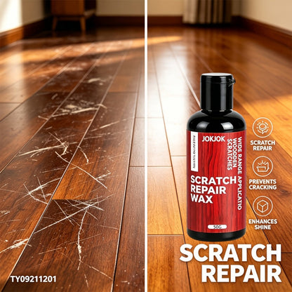 Wood Scratch Repair Wax - Hardwood Floor & Furniture Restorer Polish for Cabinets, Doors, Tables - Fix Scratches, Restore Luster, Prevent Drying & Aging