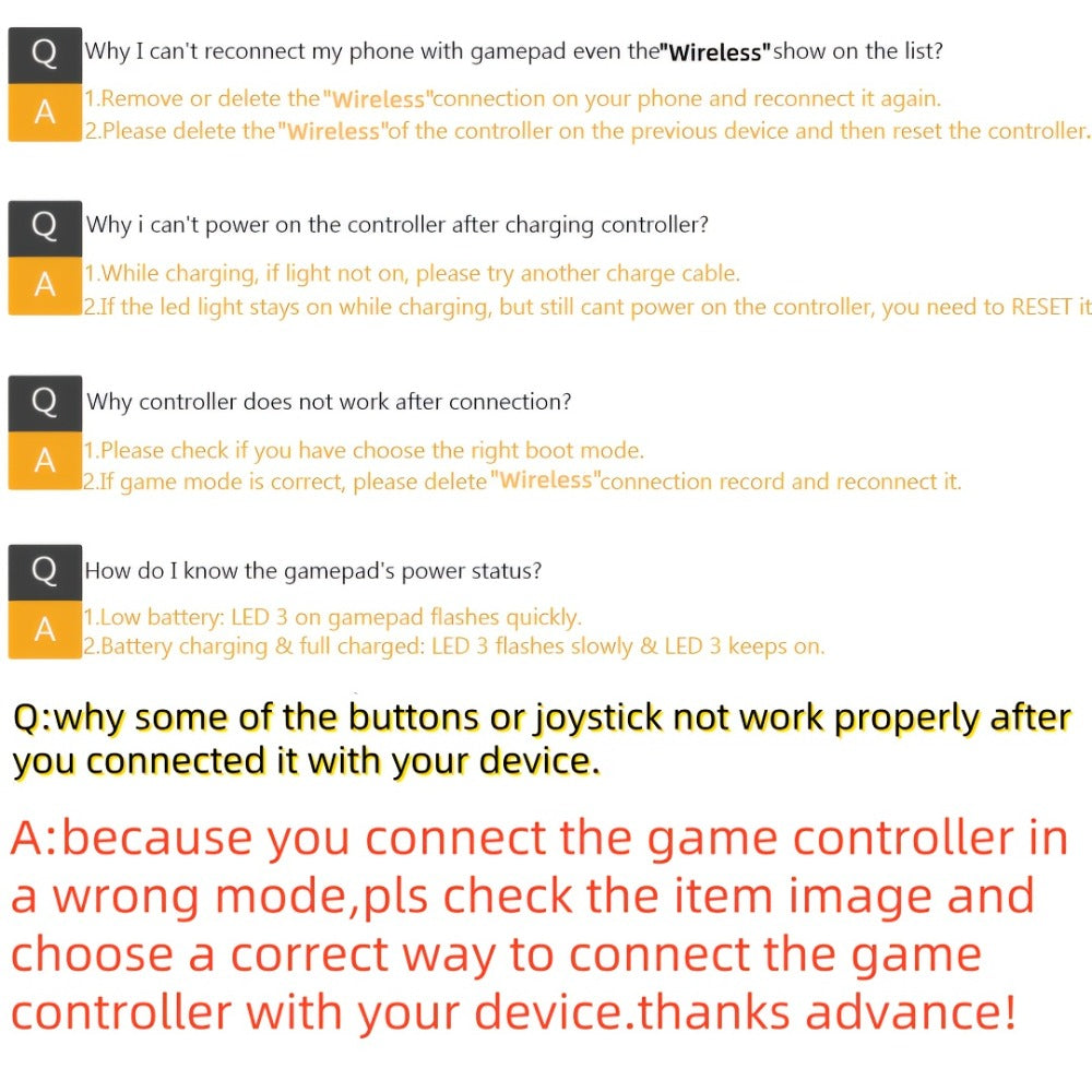 Bluetooth Wireless Gamepad Controller for iPhone Android PC Tablet Steam Deck – Rechargeable, Ergonomic Design, Multiple Colors, Compatible with PUBG COD Mobile Genshin Impact