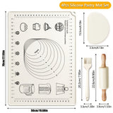 4P Baking Mat Set[19.72*27.6inch]