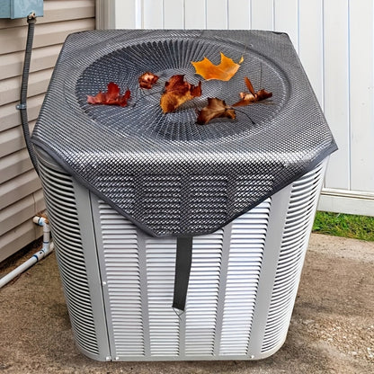 Outdoor AC Cover Premium Waterproof Windproof | Super Durable Air Conditioner Protector with Breathable PVC Mesh Ventilation – Dust & Cold Air Barrier for Condenser Units