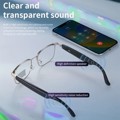 Photochromic Smart Audio Glasses – Auto-Tinting Sunglasses with Built-in Speaker & Mic, HD Voice Calls, Hi-Fi Music, Anti-Blue Light – for Sports, Driving & Daily Wear