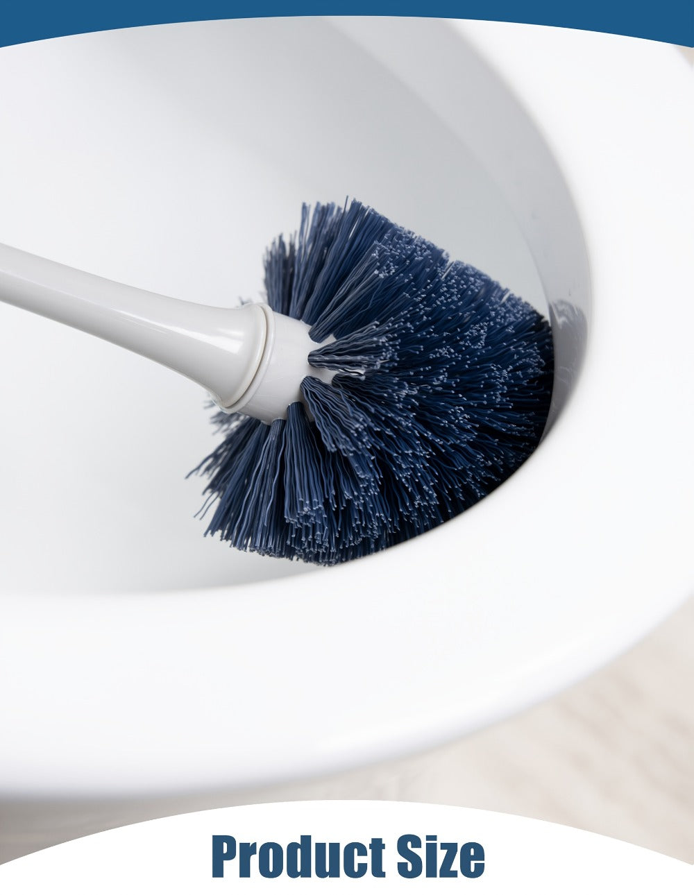 Toilet Plunger and Bowl Brush Combo with Separate Holders and Compact Gray Bathroom Storage Design
