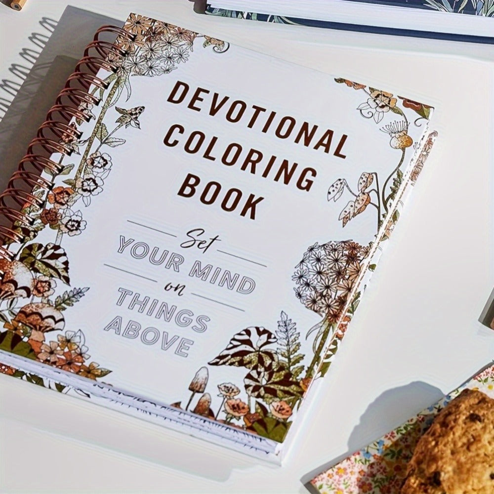 Christian Coloring Book for Adults – Devotional Faith-Based Mindfulness Art with Scripture, Guided Meditation & Stress Relief Pages for Women, Moms & Spiritual Seekers