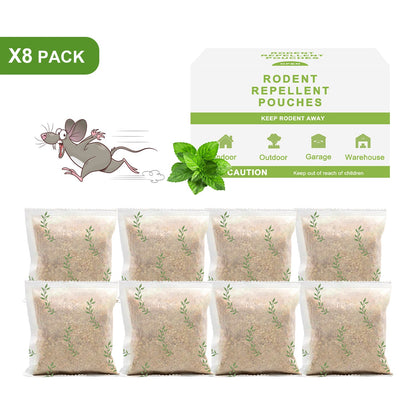 Mouse Repellent | Peppermint Pouches Car RV Garage Camper Indoor Outdoor