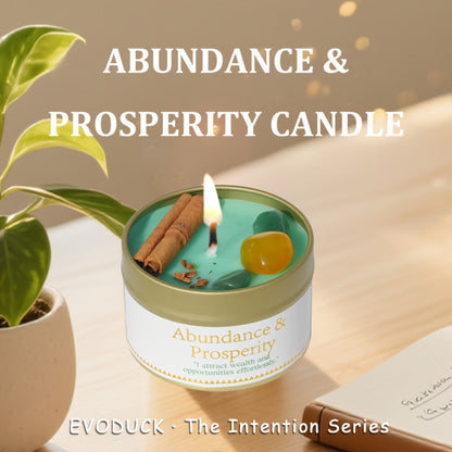 3oz Decorative Tin Candle or Two-Piece Crystal and Guidance Card Set with Multiple Label Pairings