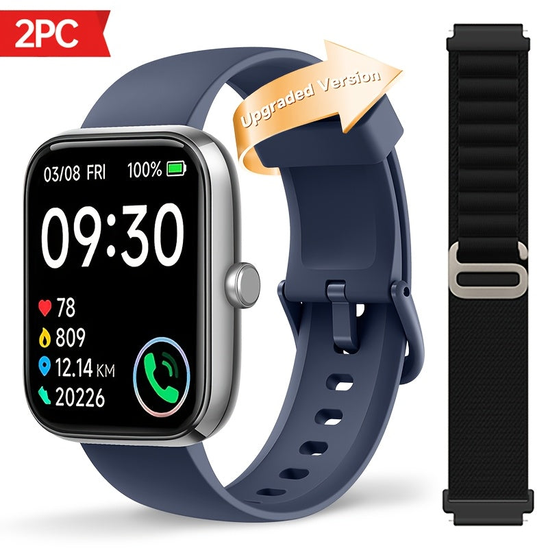 Smartwatch – with Alexa Built-in FAWEIO 1.95" Large Display, Wireless Calling, 100+ Sport Modes, Pedometer Heart Rate Sleep Blood…