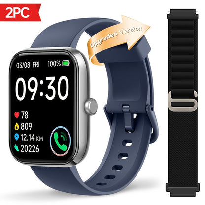 Smartwatch – with Alexa Built-in FAWEIO 1.95" Large Display, Wireless Calling, 100+ Sport Modes, Pedometer Heart Rate Sleep Blood…
