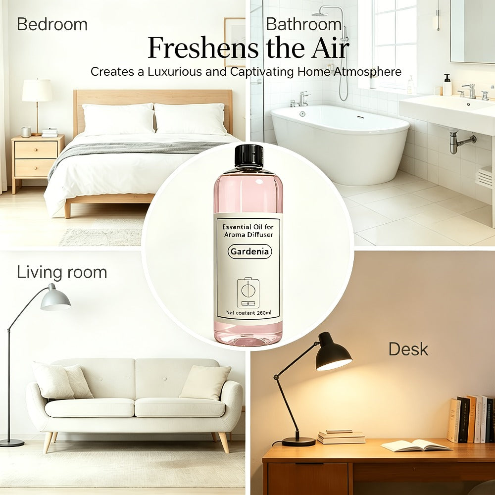 260ml Fragrance Oil Diffuser Refill in Hilton, Shangri-La, Gardenia, Lavender or Ocean Scent Labels
