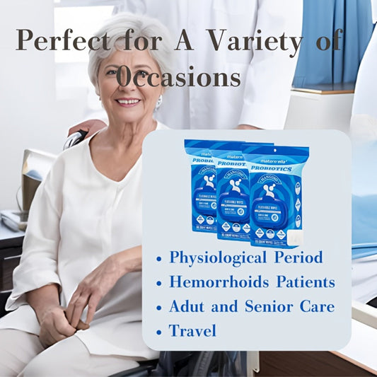 Flushable Wet Wipes for Adults with Probiotics – Plant-Based Fibers, Fragrance Free, Sewer Safe, Soft & Thick Disposable Butt Wipes, Travel & Camping Must-Have, for Incontinence & Personal Care (3/5/6/8 Packs)