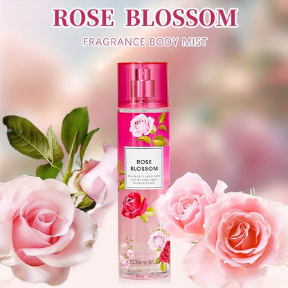 Floral and Fruit Body Mist Spray, 8 fl oz / 236ml in Fourteen Exact Scent Options for External Body Use
