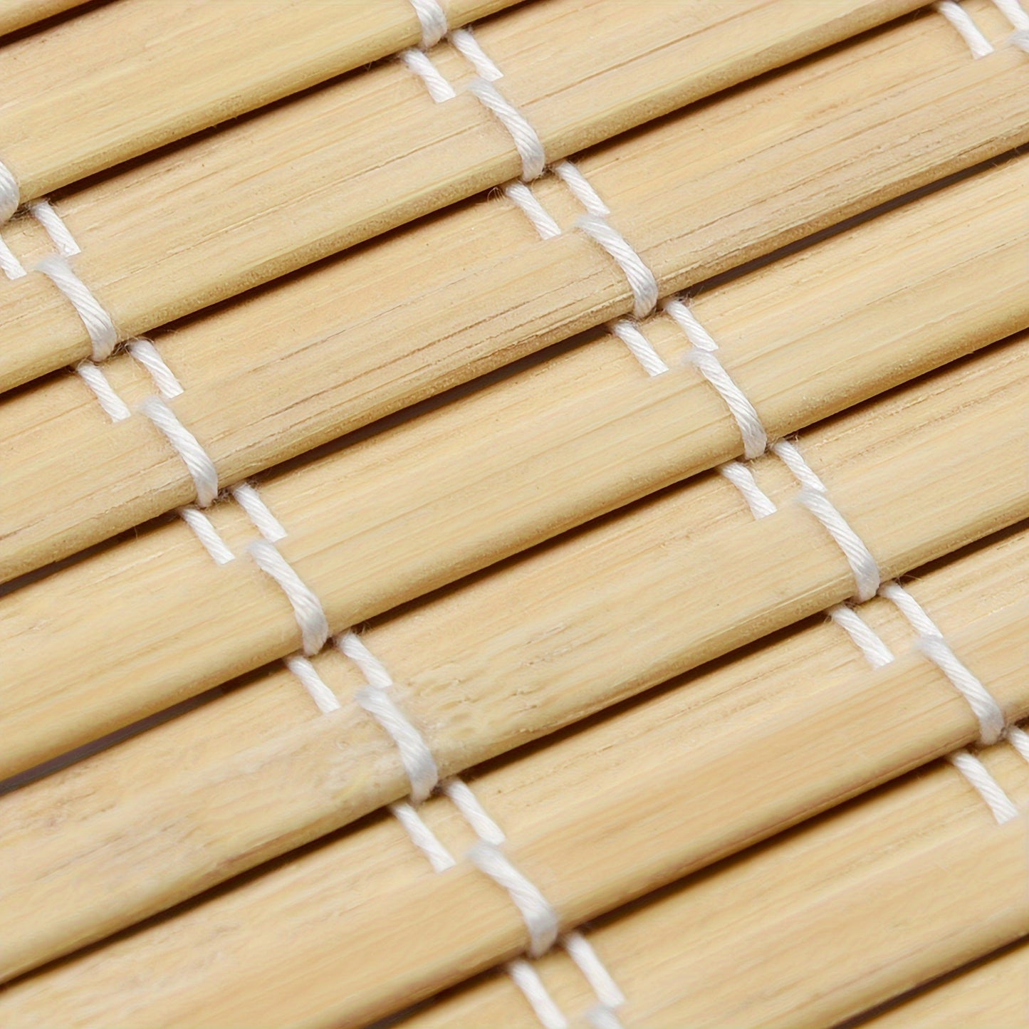 Woven Bamboo Roman Window Shade in Six Exact Color Names, 60-Inch Height and Widths from 23 to 48 Inches