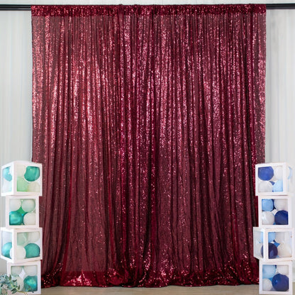 Sequin Backdrop Curtain for Party Wedding - 4x8ft Shimmering Glitter Curtain for Birthday Photo Booth Stage Decoration, Easy Hang, Multi-Color