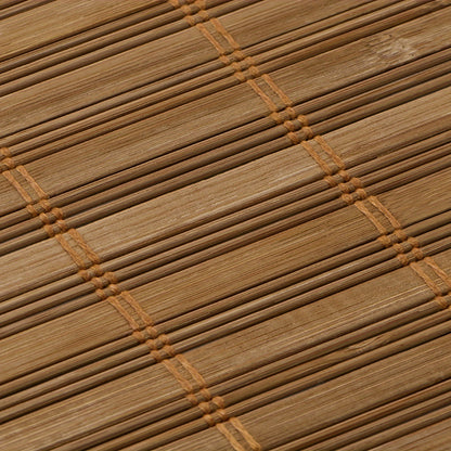 Woven Bamboo Roman Window Shade in Six Exact Color Names, 60-Inch Height and Widths from 23 to 48 Inches