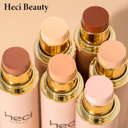 CC Cream Foundation Stick 2-Pack — Full Coverage Concealer, water-resistant extended-wear Natural Matte Finish, Lightweight Moisturizing
