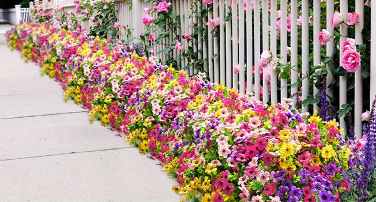 Artificial Flowers Mixed-Color Daisy Bundles in 18, 36 or 54-Pack Options with Flexible Stems