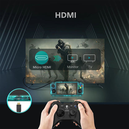 Retroid Pocket 3+ Handheld Game Console – 4.7" IPS Android 11 Retro Emulator 4GB RAM 128GB PS1 N64 SNES GBA Portable Gaming 5 Colors