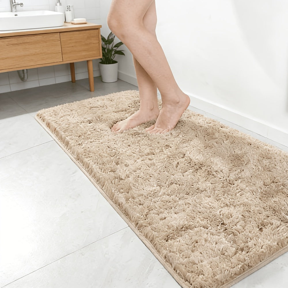 Area Rug Fluffy Tie-Dye Machine-Woven Mat at 1000 g/m² in Eight Colors and Three Indoor Sizes