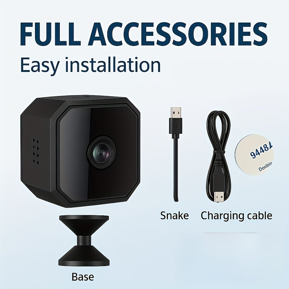 Indoor Security Camera with Built-In AP Hotspot, Color Night Vision, Two-Way Audio and Four Model Options