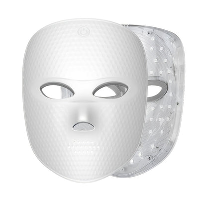 LED Facial Beauty Device 7-Color Light Therapy Portable At-Home Skincare Tool — USB Rechargeable Skin Rejuvenation Anti-Aging Face Care Gift for Women