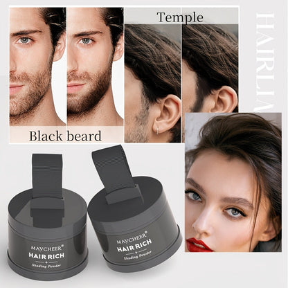 Beard Touch-Up Powder for Men - Instant Gray Coverage Beard Filler for Sparse Patchy Beard Eyebrows Hairline Temples Natural Finish Skin Friendly Long Lasting 5 Colors Available