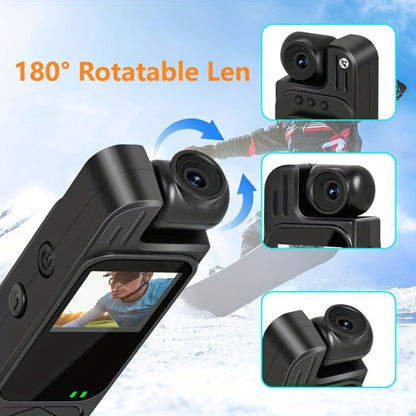 Mini Body Camera 1080P HD with Night Vision & 180° Rotating Lens – 5-Hour Battery, Loop Recording, Infrared IR Lights, USB Rechargeable for Outdoor Sports, Travel & Personal Security