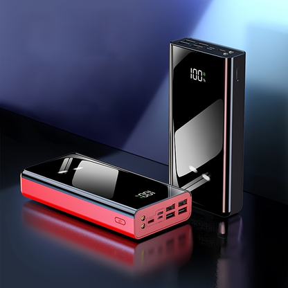 Portable Charger 50000mAh Large Capacity Power Bank LED Light Power Display Multi-Port USB-C Micro USB Fast Charge for Phones Electronics Outdoor Travel