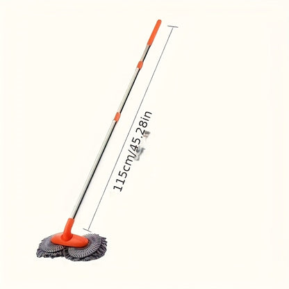 Car Wash Mop with Three-Stage Extension Handle, Rotating Microfiber Head and Replacement Head Option
