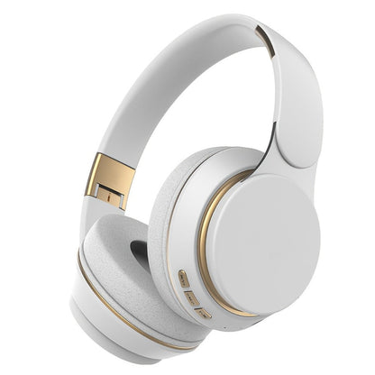 Foldable Over-Ear Wireless Headphones with FM Radio, TF Card Play & 3.5mm AUX, Built-In Mic, Soft Earpads, Portable Headset for Travel Home Office Cellphone PC, Gift for Men Women