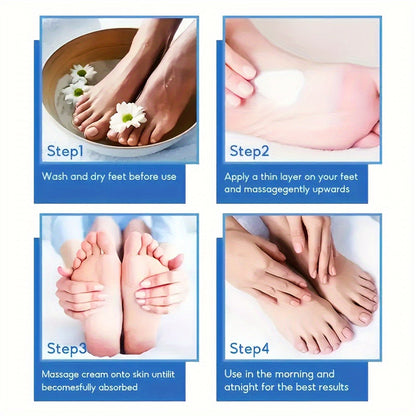 50g Jar of 60% Urea and 2% Salicylic Acid Foot Cream with Jojoba, Avocado and Aloe Labeling