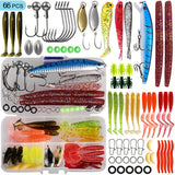 66pcs Fishing lures kit