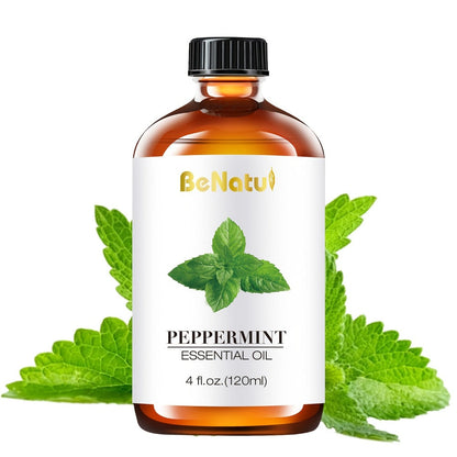 Essential Oil 120ml 4oz Pure Aromatherapy Oils for Diffuser Humidifier Candle Soap Making Lavender Peppermint Eucalyptus Frankincense Lemon Rosemary Lemongrass Vanilla Argan