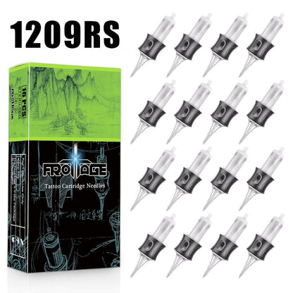 Tattoo Needle Cartridge Set 26 Sizes Integrated High Transparency Tips Round Liner Shader Curved Magnum M1 RL RS CM Disposable for Professional Artists & Beginners