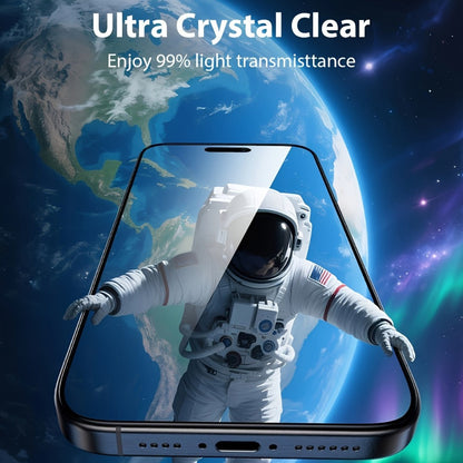 Screen Protector, Privacy Tempered Glass with 360-Degree Side-Angle Filter for 22 Selected iPhone Model Options