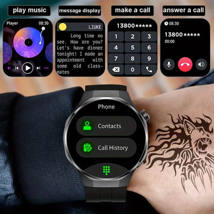 Smart Watch Hexagonal-Bezel 1.83-Inch Display with Wireless Calling, Custom Faces and Four Styles