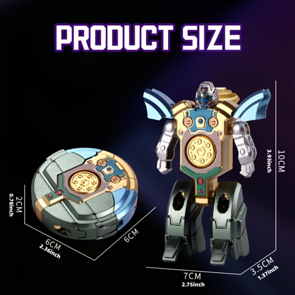 Fidget Spinner, Deformation Robot Fingertip Gyro, Creative Finger Gyroscope Toy for Kids & Adults