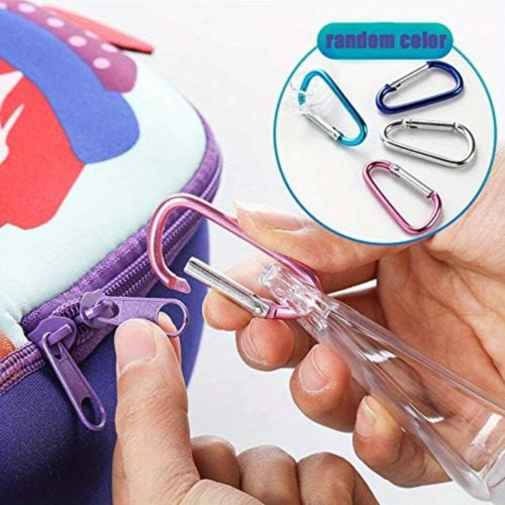 50-Pack 1.7 oz Clear Refillable Travel Bottles with Keychain Tops for Toiletries and Liquids