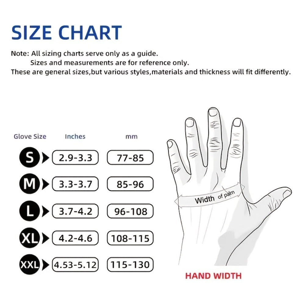 ZTVZTV Black Nitrile Disposable Gloves in 200-Piece Packs with Four Size Options from S to XL