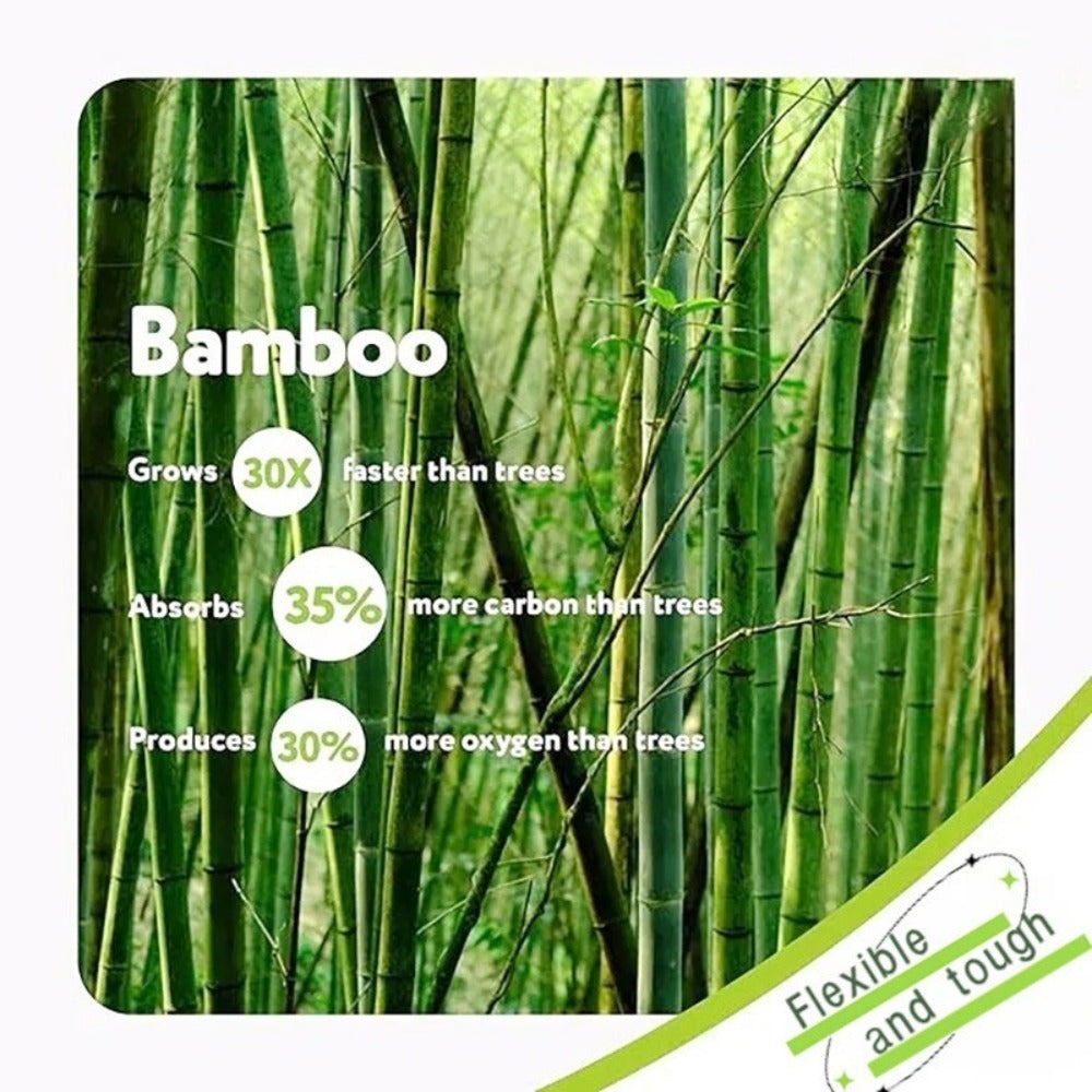 Three-Ply Bamboo Toilet Paper with 300 Sheets per Roll, 24-Roll Pack for Home, RV, Travel or Guest Bathrooms