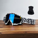 Black Stripe White Frame - Colored Film and Headscarf