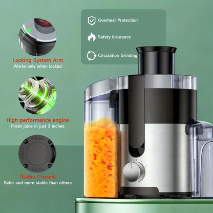 Two-Option Centrifugal Juicer Listing with Distinct Ordinary Paragraph and Juicer Body Mappings