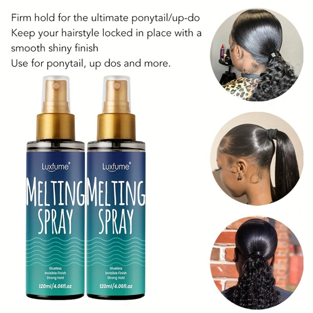 Invisible Hold Hairspray for Women 120ml Melting Spray, Flyaway Control, Frizz Tamer, Natural Finish