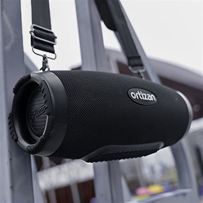 Bluetooth Speaker Ortizan 100W Boombox with 14000mAh Battery, IPX7 Rating, RGB Lights, USB and Carry Strap