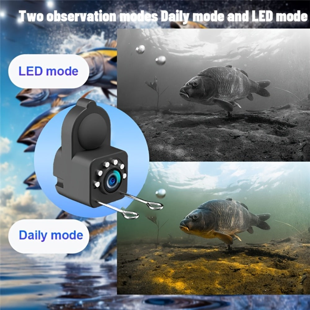 Underwater Fishing Camera 4.3-Inch HD Display with Night Vision & Triple Light Shielding – Portable Fish Finder with Bait Monitor, Complete Fishing Kit for Ice Lake River Sea Fishing