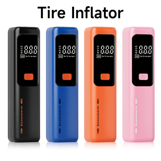 Cordless Tire Inflator Portable Air Compressor – USB-C Rechargeable, Digital Gauge, 3X Fast Inflation for Car Tires, Bikes, Motorcycles & Sports Balls