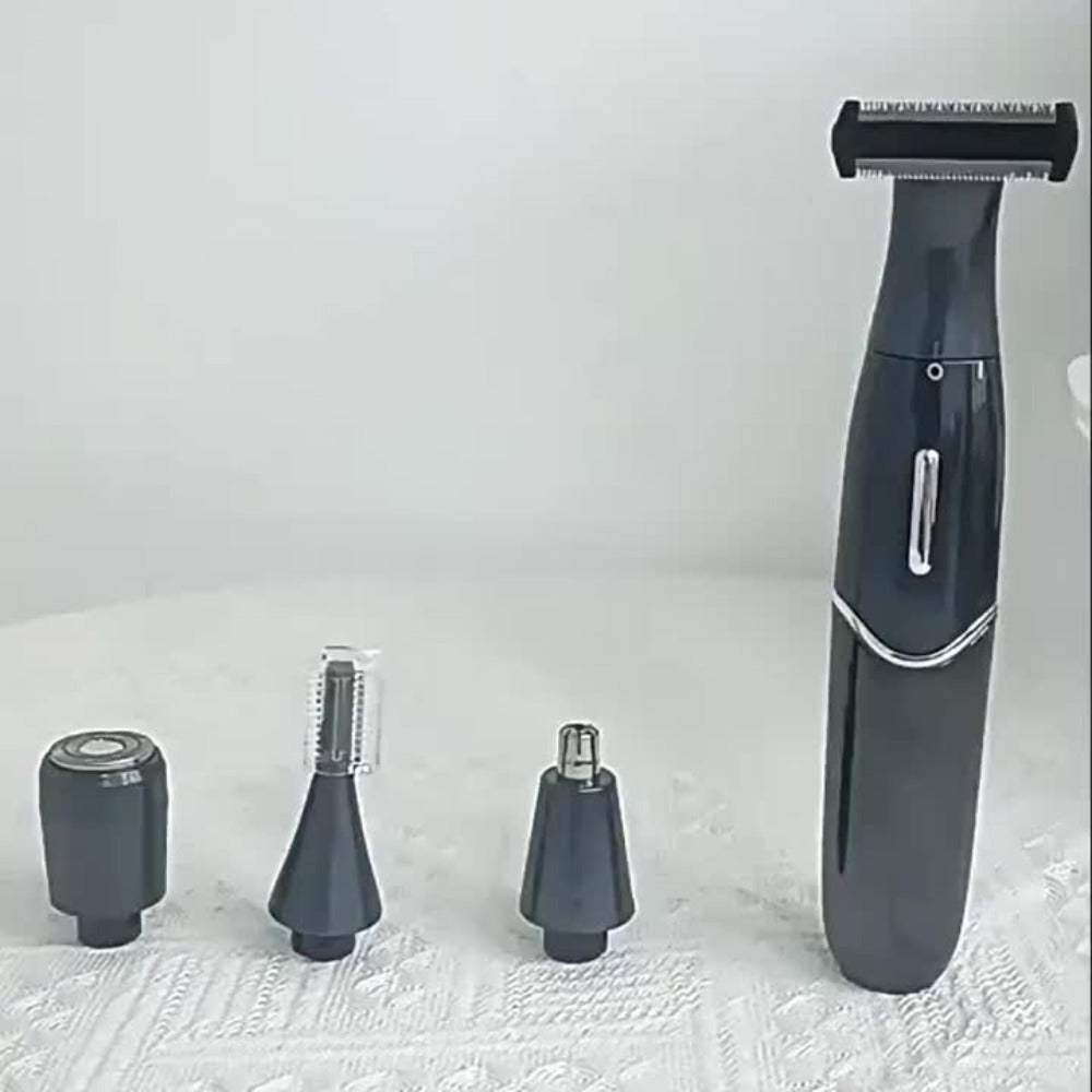 Women's Electric Bikini Trimmer Body Shaver Cordless Razor Replaceable Heads Facial Hair Eyebrow Nose Ear Hair Removal Sensitive Skin