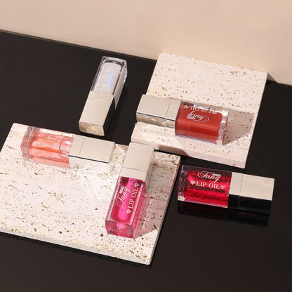 Plumping Lip Gloss Oil Set 3pcs 6pcs Hydrating Transparent Glow Lip Plumper - Long-Lasting High-Shine Glossy Finish in Berry Coral Pink Red, Nourishing Lip Care Gift for Women & Girls