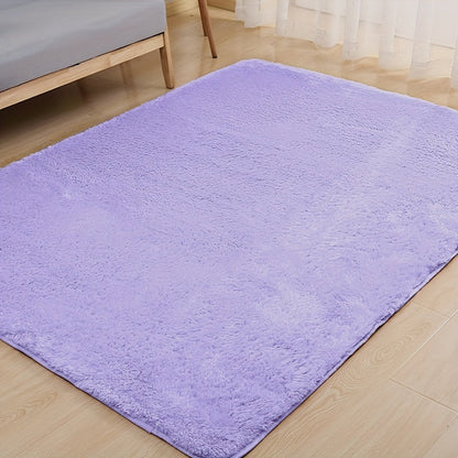 Area Rug Fluffy 900 g/m² Polyester Shag in Six Colors and Four Sizes for Bedroom or Living Room