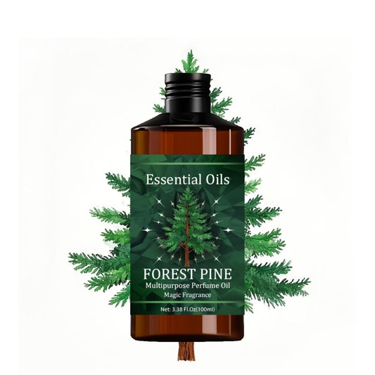 Essential Oil Forest Pine Blend with Glycerin and Jojoba Oil in 100ml Bottle for Diffuser and Massage